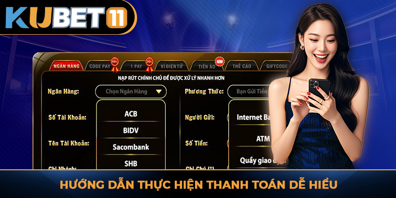 Hướng dẫn thực hiện thanh toán dễ hiểu